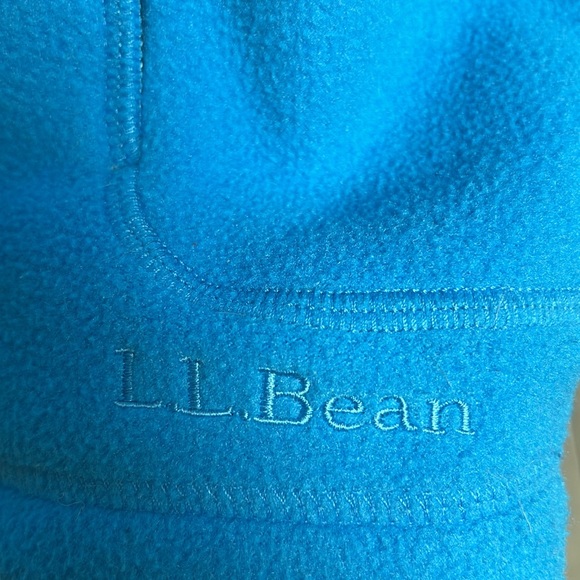 L.L Bean Fleece Light Blue Zip Up Hoodie Women’s Size XLP/18 - Picture 2 of 8